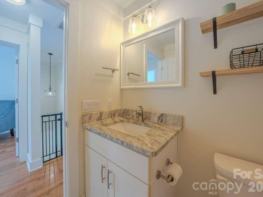 160 Ridge View Drive, Clyde, NC 28721.  MLS# CAR4411209, YatesRealty ID 41946. Bathroom 2 upstairs