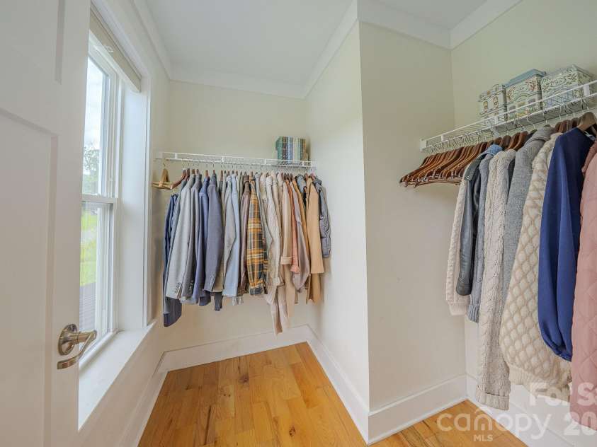 160 Ridge View Drive, Clyde, NC 28721.  MLS# CAR4411209, YatesRealty ID 41946. Closet in bedroom 3