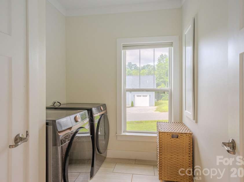 160 Ridge View Drive, Clyde, NC 28721.  MLS# CAR4411209, YatesRealty ID 41946. Laundry on main floor