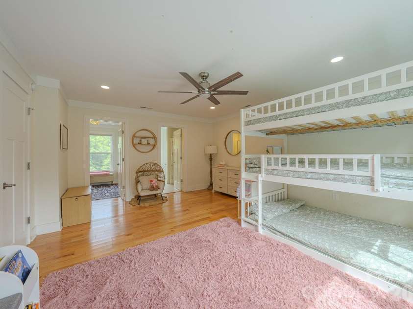 160 Ridge View Drive, Clyde, NC 28721.  MLS# CAR4411209, YatesRealty ID 41946. Secondary primary bedroom with bath and large closet