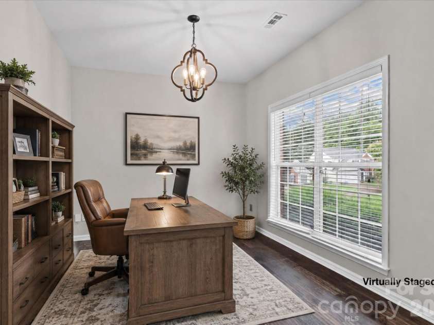 9407 Hillston Ridge Road, Huntersville, NC 28078.  MLS# CAR4398846, YatesRealty ID 41949. Virtually Staged Office