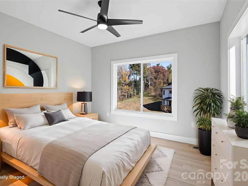 62 Upper Moffitt Road, Asheville, NC 28805.  MLS# CAR4319276, YatesRealty ID 4195. Bedroom 2