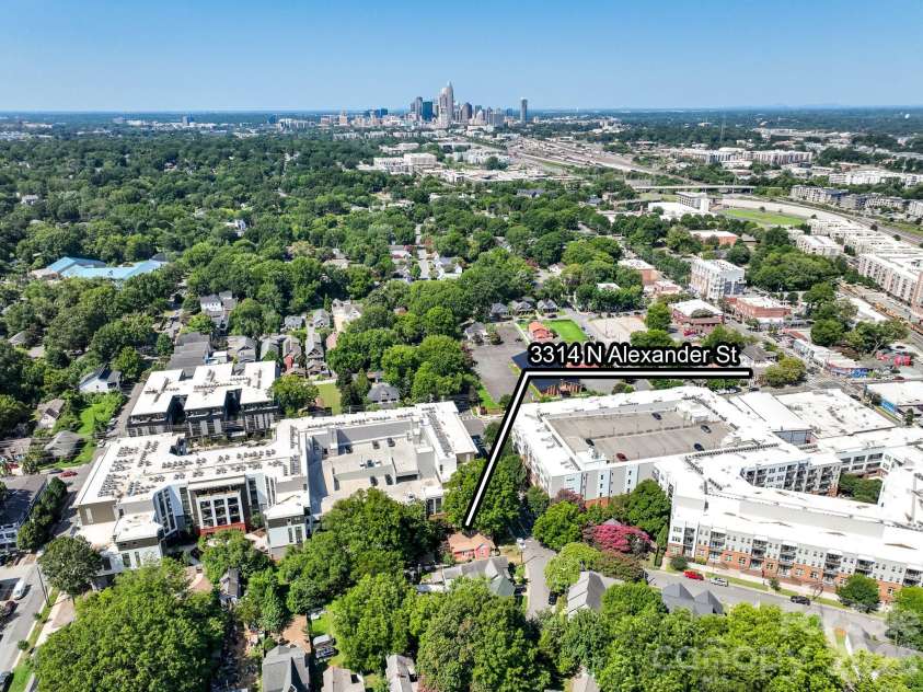 3314 Alexander Street, Charlotte, NC 28205.  MLS# CAR4406971, YatesRealty ID 41960. 