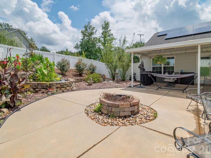 3301 Silver Fox Circle, Lancaster, SC 29720.  MLS# CAR4410414, YatesRealty ID 41970. Back Patio