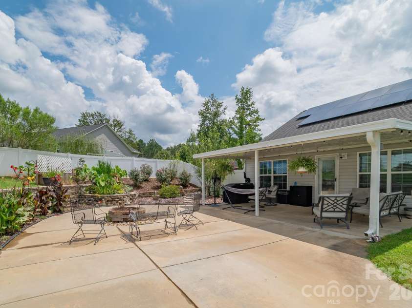 3301 Silver Fox Circle, Lancaster, SC 29720.  MLS# CAR4410414, YatesRealty ID 41970. Back Patio