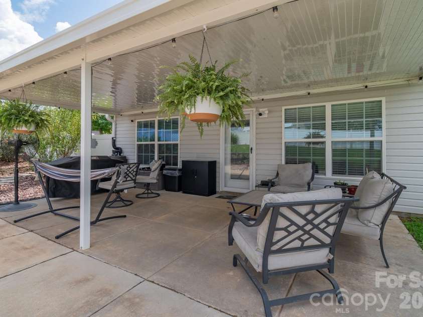 3301 Silver Fox Circle, Lancaster, SC 29720.  MLS# CAR4410414, YatesRealty ID 41970. Back Patio
