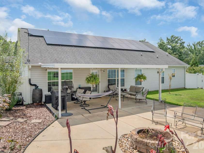 3301 Silver Fox Circle, Lancaster, SC 29720.  MLS# CAR4410414, YatesRealty ID 41970. Back Patio