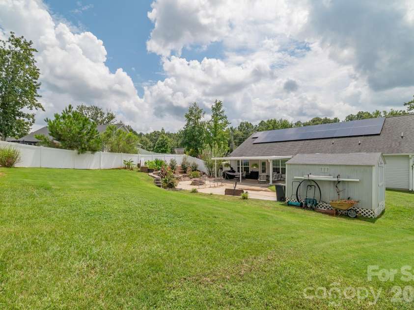 3301 Silver Fox Circle, Lancaster, SC 29720.  MLS# CAR4410414, YatesRealty ID 41970. Back Yard