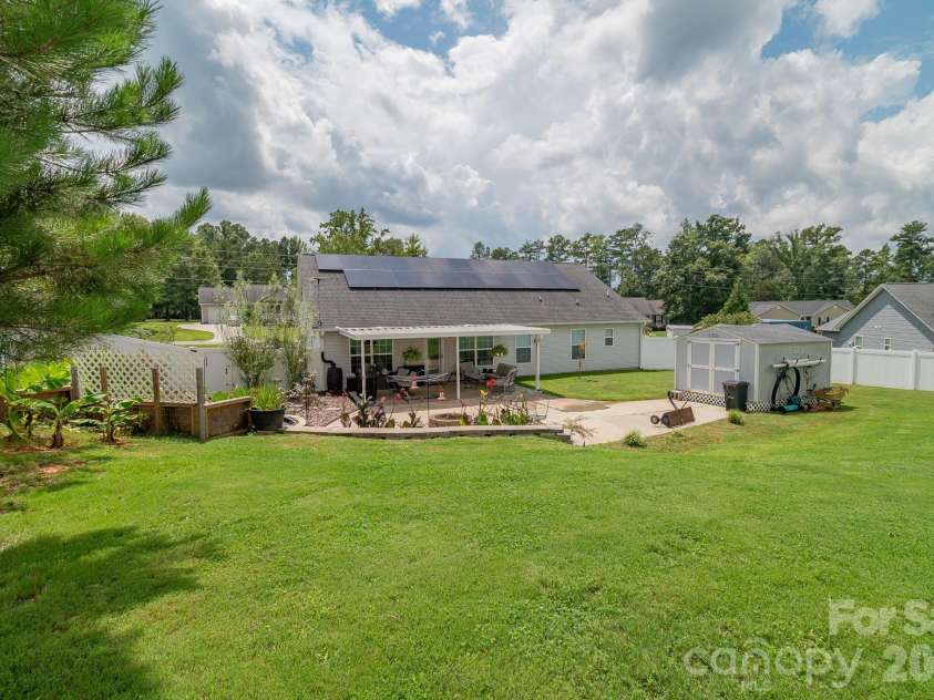 3301 Silver Fox Circle, Lancaster, SC 29720.  MLS# CAR4410414, YatesRealty ID 41970. Back Yard