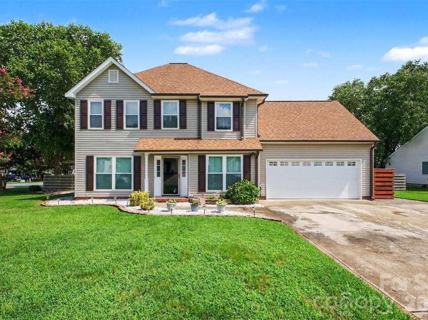 4828 Asherton Place, Concord, NC 28027.  MLS# CAR4411724, YatesRealty ID 41978. Front of Home
