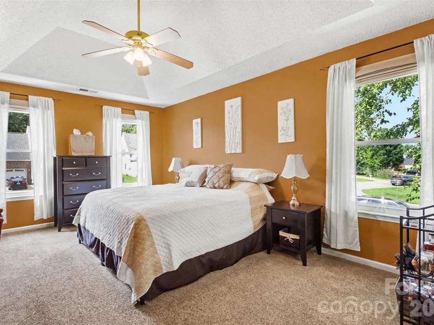 4828 Asherton Place, Concord, NC 28027.  MLS# CAR4411724, YatesRealty ID 41978. Primary Bedroom