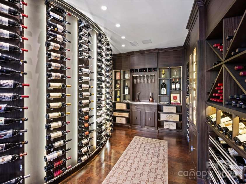 18308 Shearer Road, Davidson, NC 28036.  MLS# CAR4289423, YatesRealty ID 42. Lower Level Wine Cellar