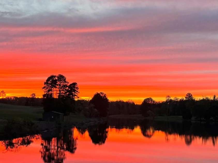 132 Chippewa Trail, China Grove, NC 28023.  MLS# CAR4412033, YatesRealty ID 42005. Walkable to Lake Wright and this view