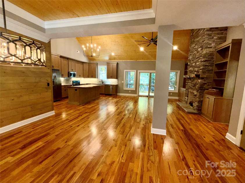 230 Catatoga Path, Brevard, NC 28712.  MLS# CAR4311178, YatesRealty ID 4201. Nice Wood Floors