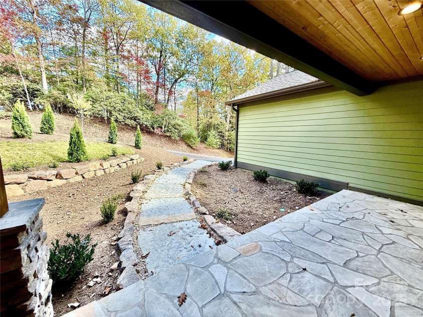 230 Catatoga Path, Brevard, NC 28712.  MLS# CAR4311178, YatesRealty ID 4201. Views From Front Porch