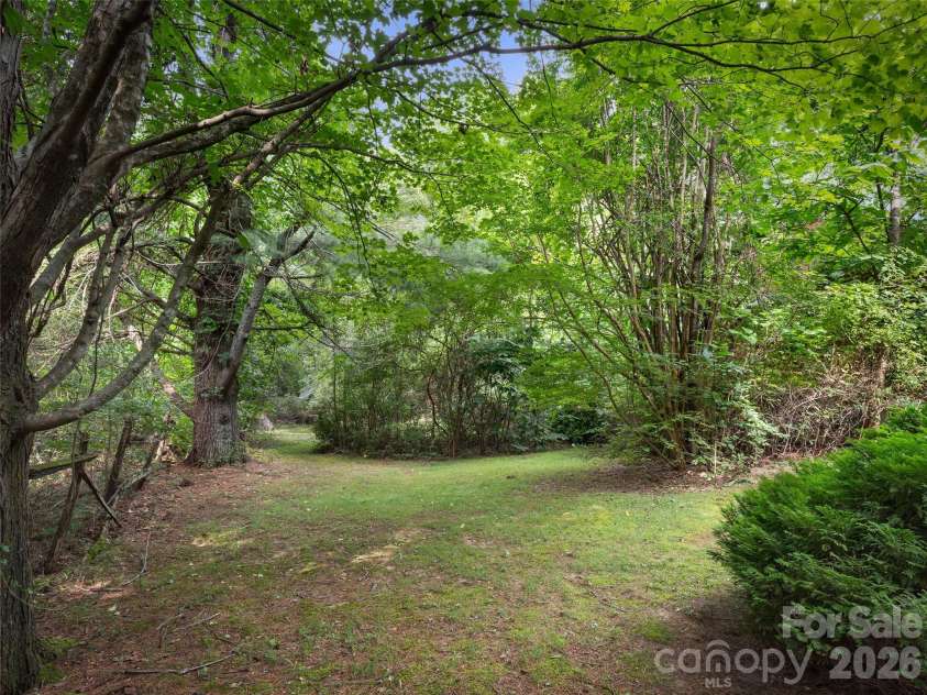 95 Substation Road, Saluda, NC 28773.  MLS# CAR4402765, YatesRealty ID 42020. Back yard