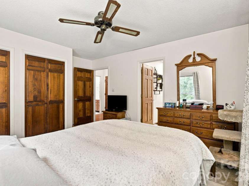 213 Hamilton Road, Troutman, NC 28166.  MLS# CAR4405468, YatesRealty ID 42054. Master bedroom