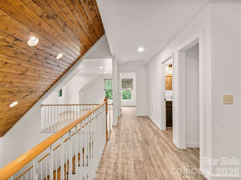 140 Falls Crossing Road, Burnsville, NC 28714.  MLS# CAR4393426, YatesRealty ID 42055. CATWALK ON UPPER LEVEL