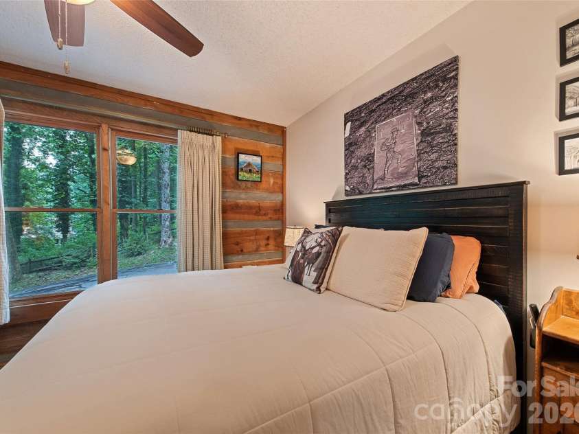 294 Laurel Branch Road, Maggie Valley, NC 28751.  MLS# CAR4411437, YatesRealty ID 42056. Primary bedroom
