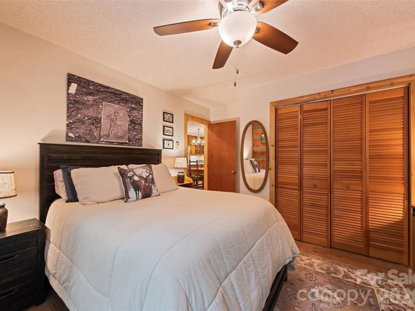 294 Laurel Branch Road, Maggie Valley, NC 28751.  MLS# CAR4411437, YatesRealty ID 42056. Primary bedroom on main floor