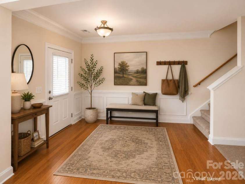 2304 Bonterra Boulevard, Indian Trail, NC 28079.  MLS# CAR4406663, YatesRealty ID 42062. Staged Entry