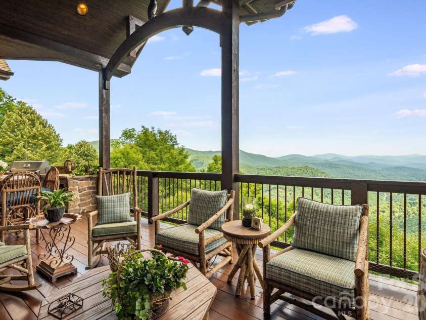 817 Running Cedar Lane, Mars Hill, NC 28754.  MLS# CAR4407984, YatesRealty ID 42073. Outdoor living with sweeping Blue Ridge views.