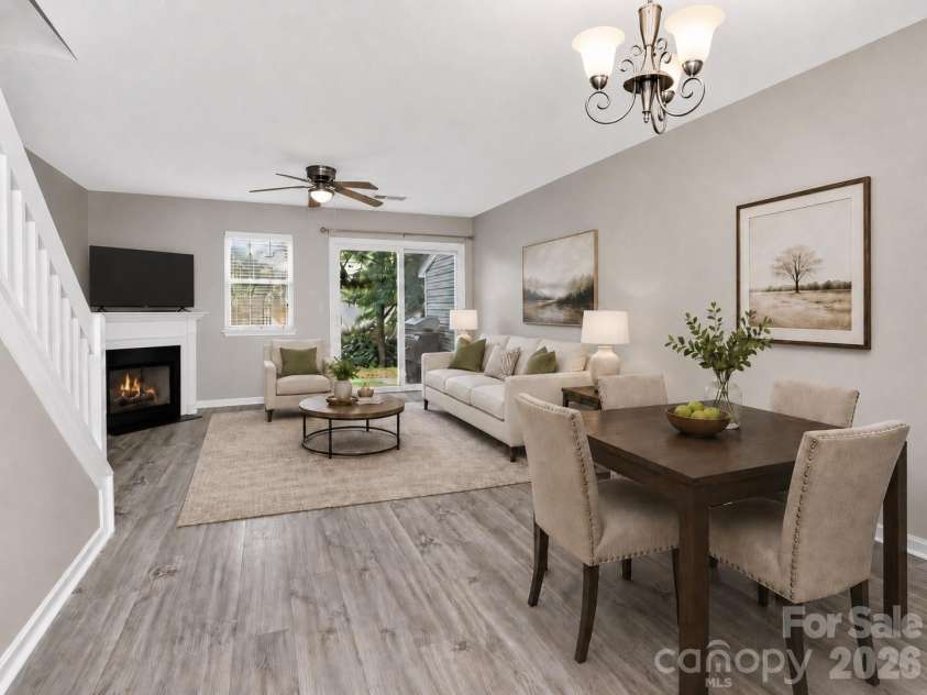 10866 Holly Ridge Boulevard, Charlotte, NC 28216.  MLS# CAR4401708, YatesRealty ID 42090. Virtually Staged