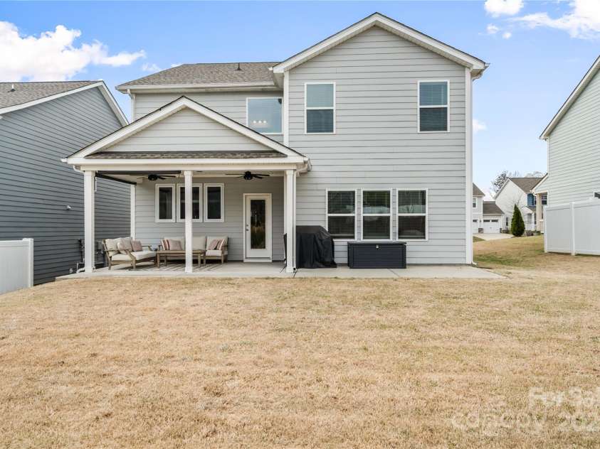 5104 Thomasville Drive, Belmont, NC 28012.  MLS# CAR4242636, YatesRealty ID 4211. Bountiful backyard space