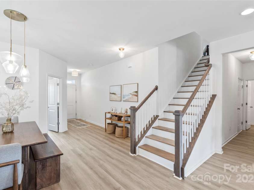 5104 Thomasville Drive, Belmont, NC 28012.  MLS# CAR4242636, YatesRealty ID 4211. Stairs to Upstairs