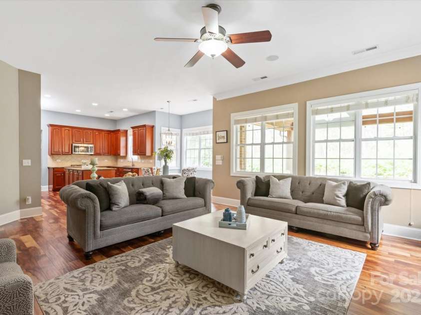 11308 Wheat Ridge Road, Charlotte, NC 28277.  MLS# CAR4241331, YatesRealty ID 4212. Open floor plan is perfect for entertaining and flows to gorgeous outdoor covered porch