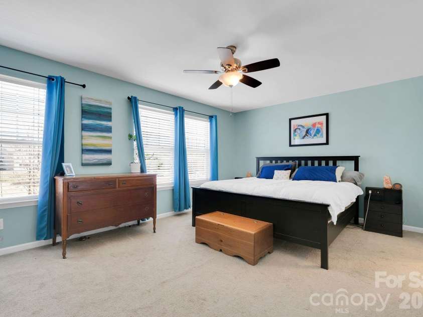 15039 Ockeechobee Court, Mint Hill, NC 28227.  MLS# CAR4354276, YatesRealty ID 4213. Primary bedroom