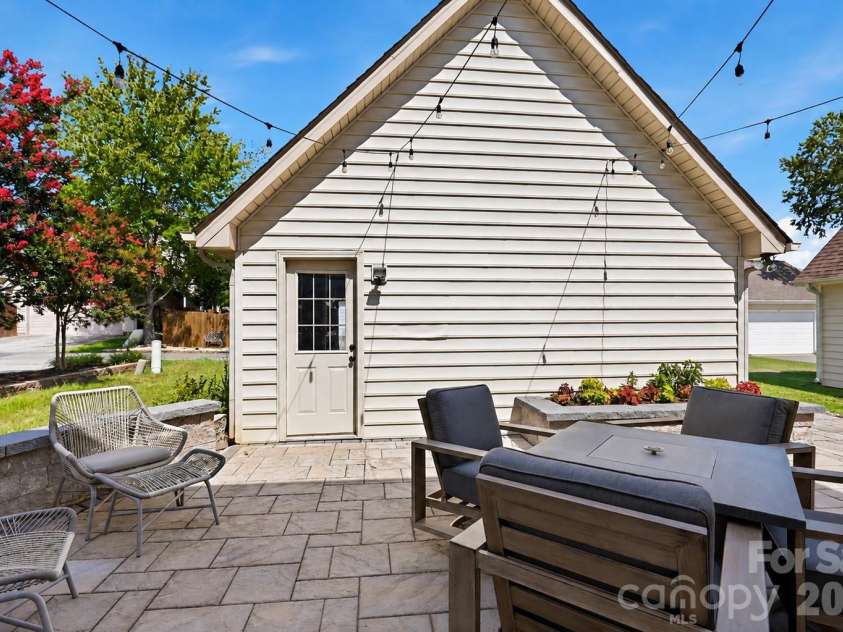 4140 Cedar Point Avenue, Matthews, NC 28104.  MLS# CAR4400390, YatesRealty ID 42135. Patio