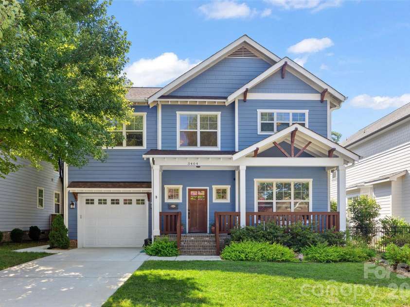 3404 Holt Street, Charlotte, NC 28205.  MLS# CAR4408697, YatesRealty ID 42136. 