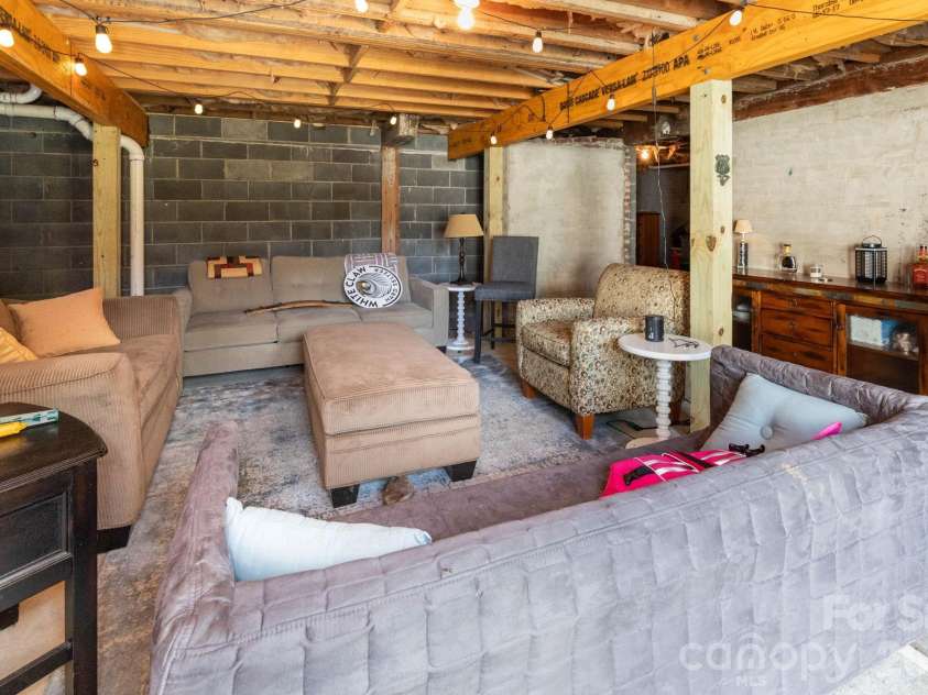 752 Fairview Road, Asheville, NC 28803.  MLS# CAR4408916, YatesRealty ID 42138. Basement