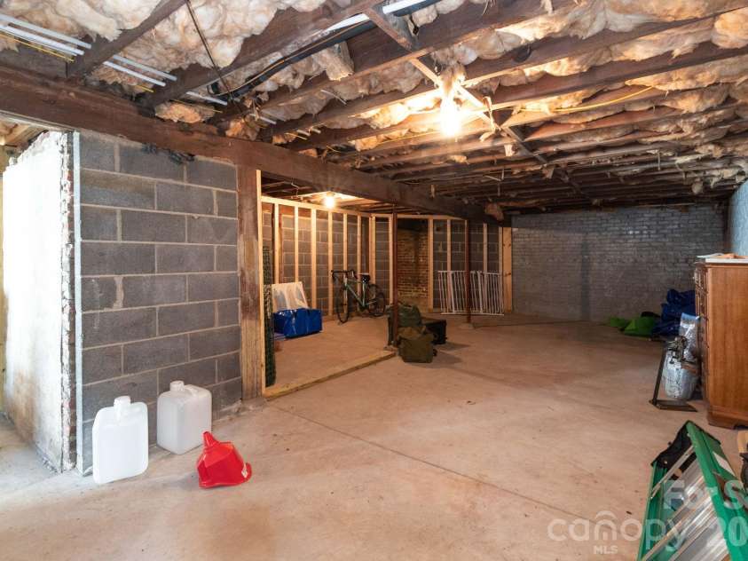 752 Fairview Road, Asheville, NC 28803.  MLS# CAR4408916, YatesRealty ID 42138. Basement