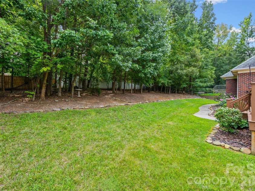 5385 Apple Glen Drive, Harrisburg, NC 28075.  MLS# CAR4407413, YatesRealty ID 42152. BACKYARD