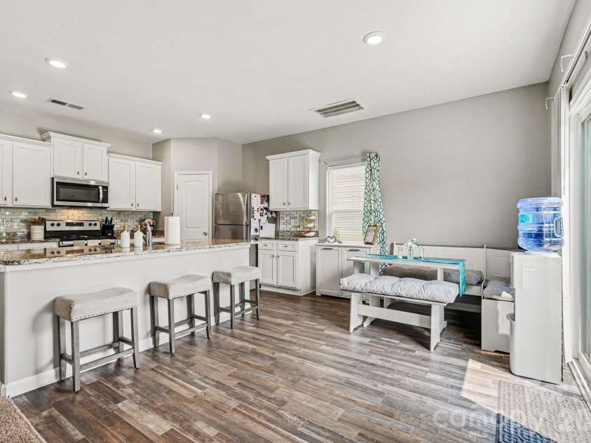 2238 Lanza Drive, Charlotte, NC 28215.  MLS# CAR4403763, YatesRealty ID 42163. Using this island to prep food and have fun