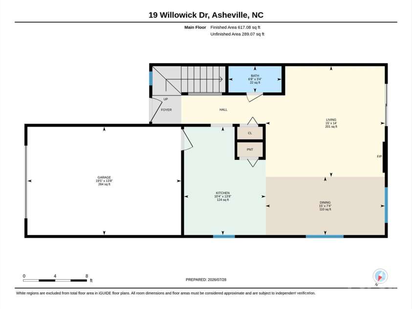 19 Willowick Drive, Asheville, NC 28803.  MLS# CAR4408075, YatesRealty ID 42166. 