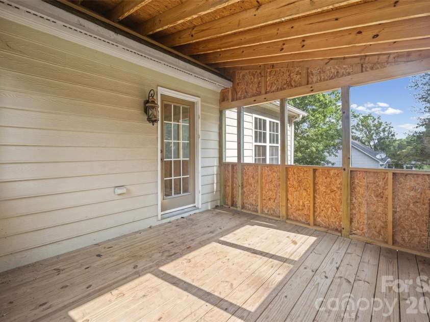 5408 Mallard Lane, Gastonia, NC 28052.  MLS# CAR4409134, YatesRealty ID 42168. Covered rear deck