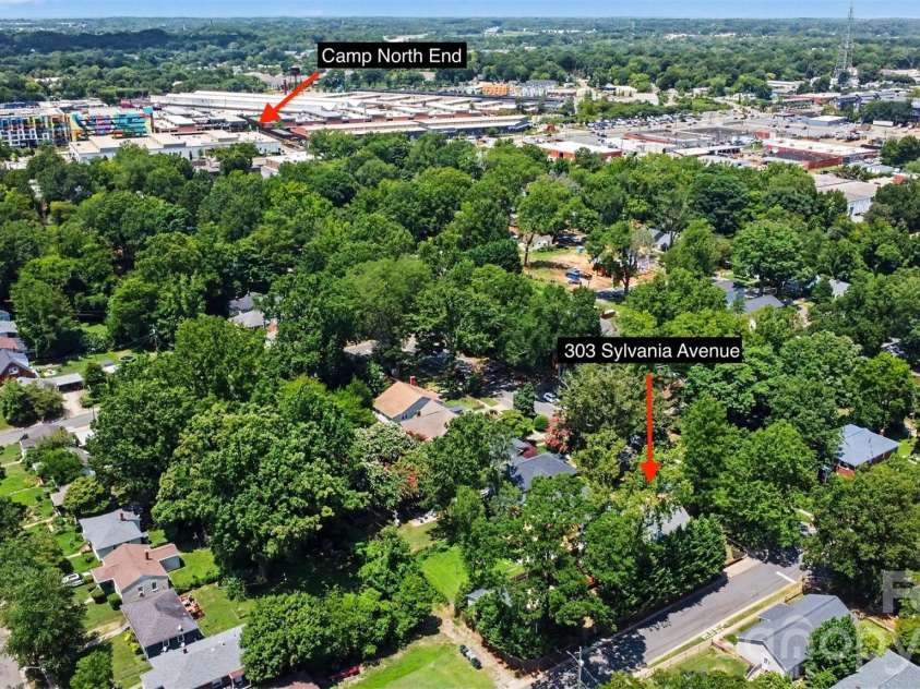 303 Sylvania Avenue, Charlotte, NC 28206.  MLS# CAR4408762, YatesRealty ID 42171. 