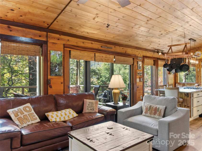 354 Big Ridge Road, Burnsville, NC 28714.  MLS# CAR4311834, YatesRealty ID 42174. Living Room