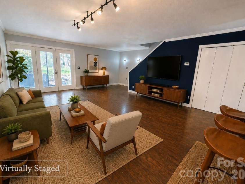 119 Colony Drive, Arden, NC 28704.  MLS# CAR4408014, YatesRealty ID 42177. Virtually Staged Living Room