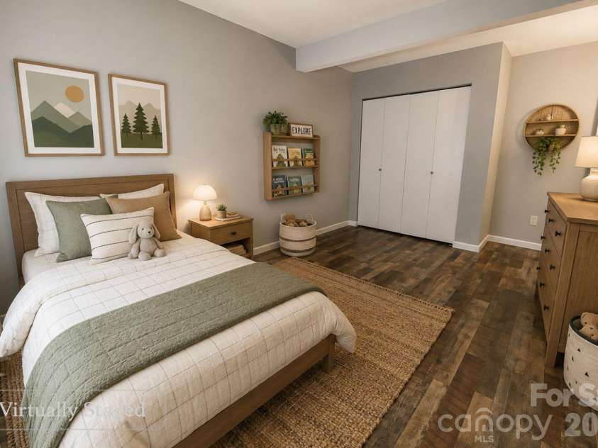 119 Colony Drive, Arden, NC 28704.  MLS# CAR4408014, YatesRealty ID 42177. Virtually Staged Primary Bedroom