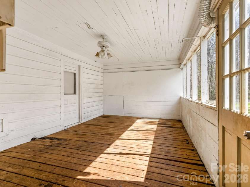 2346 Sam Newell Road, Matthews, NC 28105.  MLS# CAR4353522, YatesRealty ID 4218. Back Porch