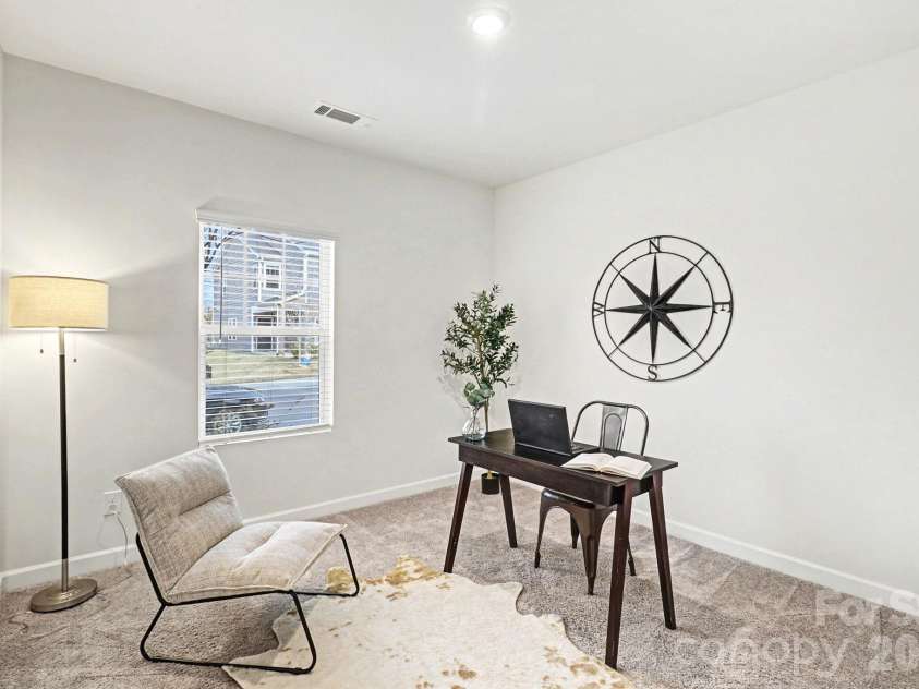 3537 Auburn Curb Road, Charlotte, NC 28217.  MLS# CAR4350906, YatesRealty ID 4219. Bedroom/Office main floor
