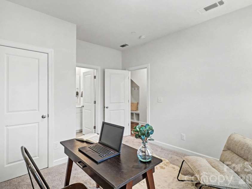 3537 Auburn Curb Road, Charlotte, NC 28217.  MLS# CAR4350906, YatesRealty ID 4219. Bedroom/Office main floor