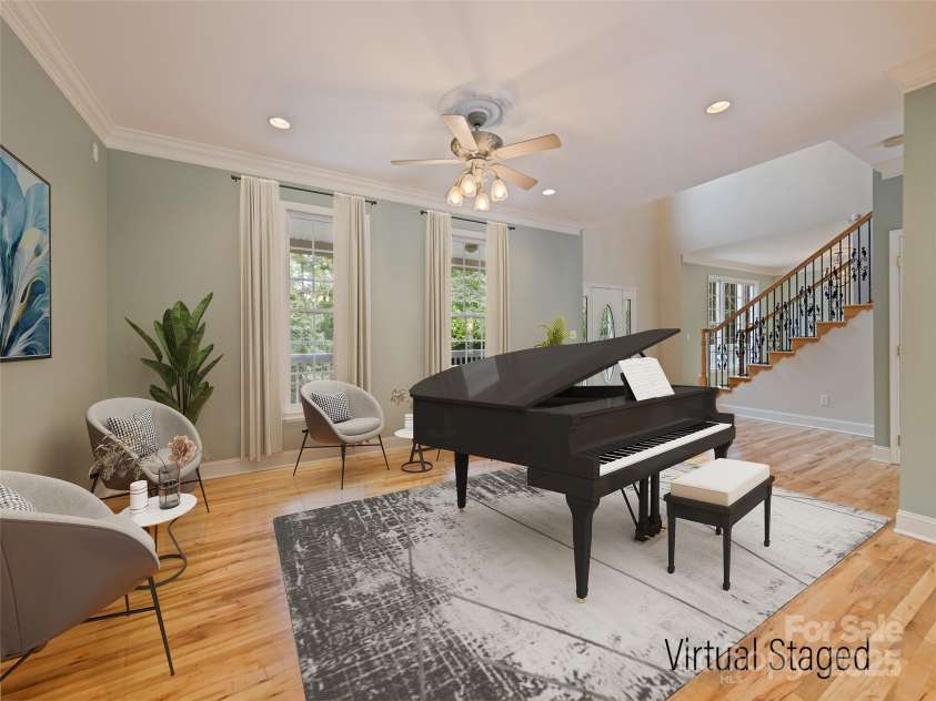 6 Dogwood Lane, Fletcher, NC 28732.  MLS# CAR4302762, YatesRealty ID 4219. Spacious LR with Lots of Room for Entertaining