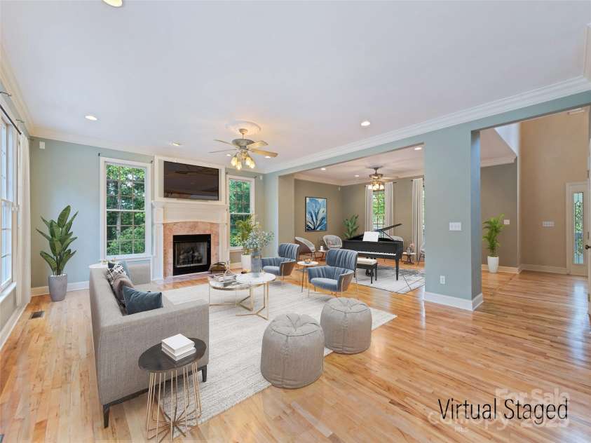 6 Dogwood Lane, Fletcher, NC 28732.  MLS# CAR4302762, YatesRealty ID 4219. Spacious & Open LR