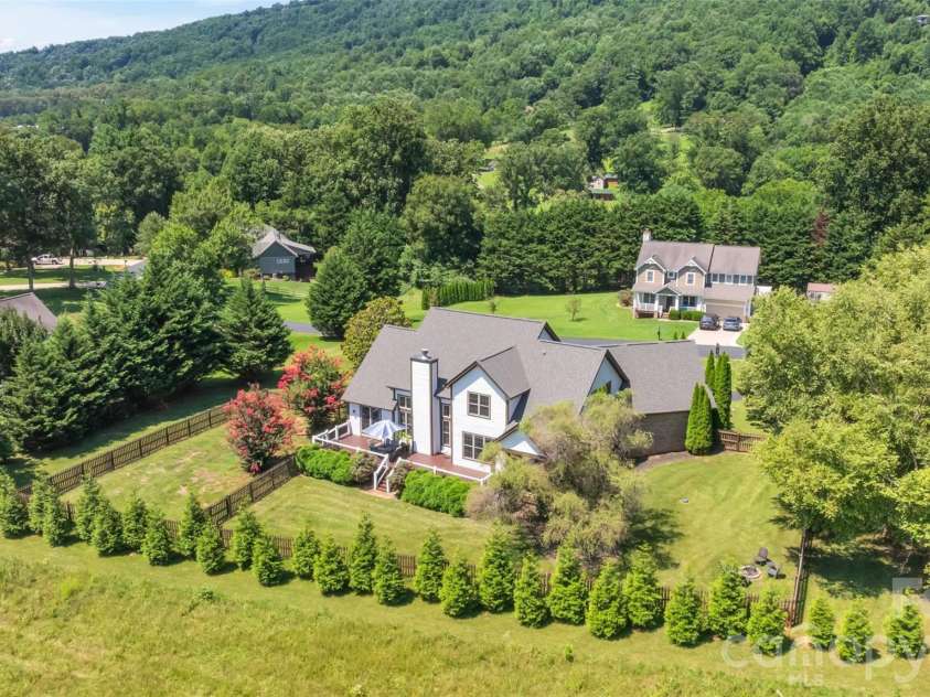 37 Carland Drive, Arden, NC 28704.  MLS# CAR4409376, YatesRealty ID 42190. Aerial View
