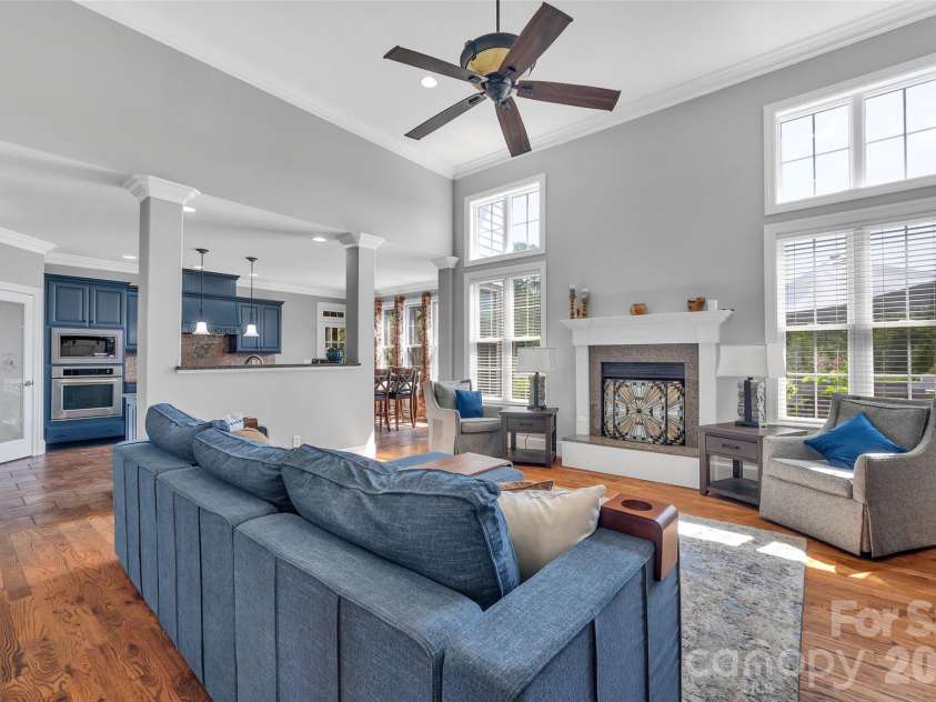 37 Carland Drive, Arden, NC 28704.  MLS# CAR4409376, YatesRealty ID 42190. Great Room